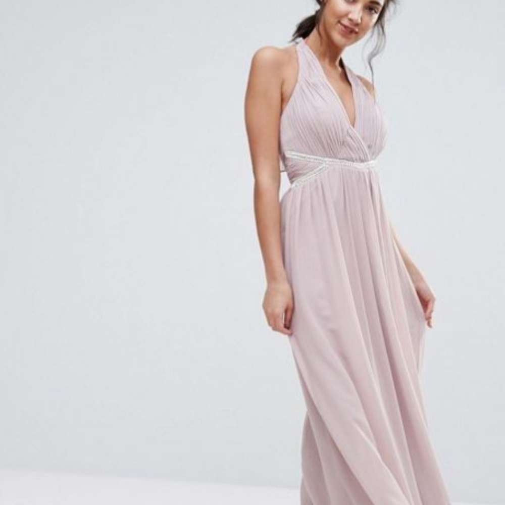 Little Mistress Maxi Dress With Embellished Detail
